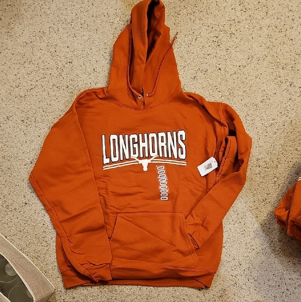 Hanes Men's Longhorns Orange Pullover Hoodie
